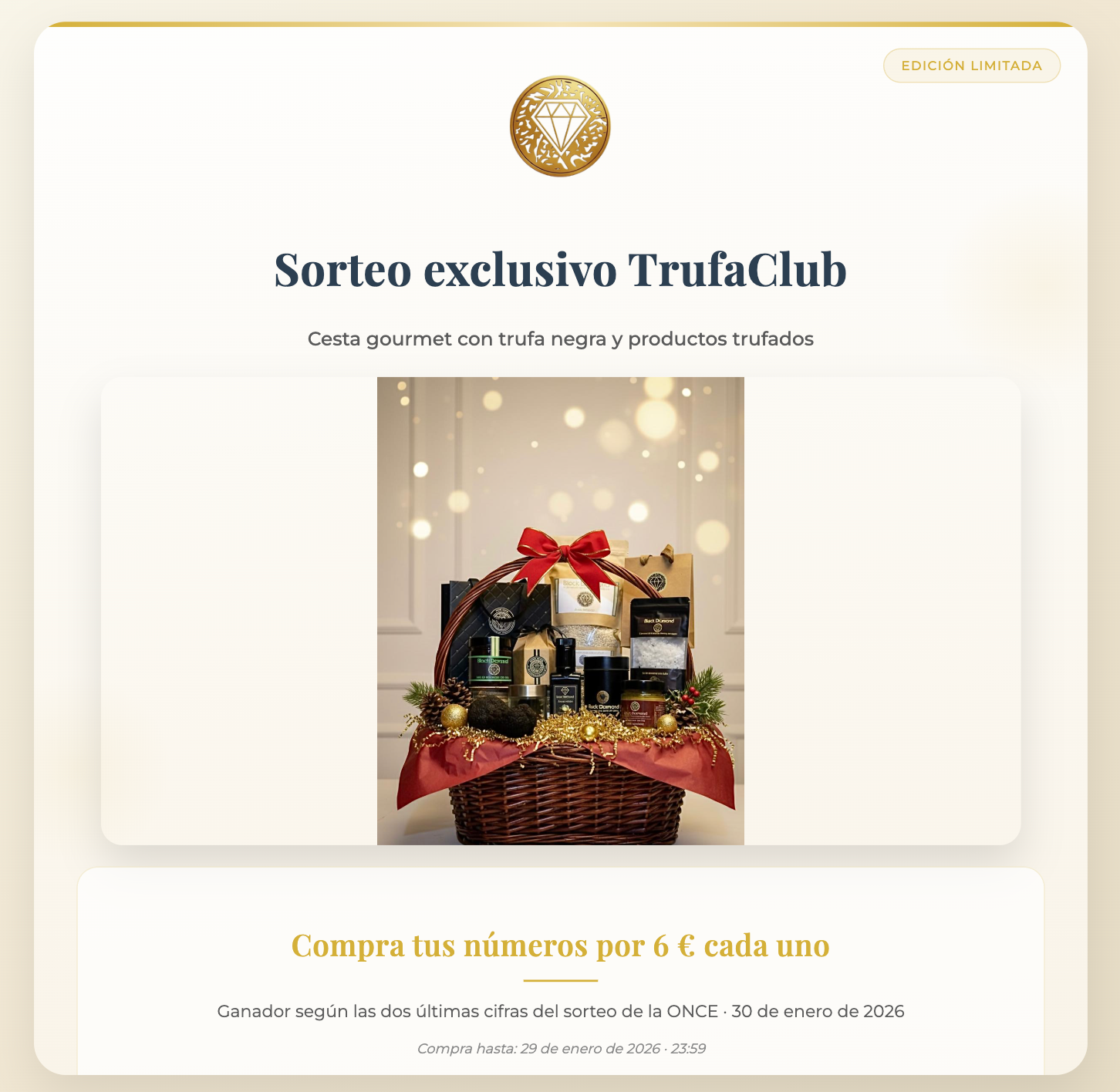 Sorteo Cesta Trufera TrufaClub